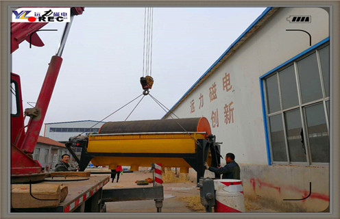 永磁筒式磁選機(jī)，云南永磁筒式磁選機(jī)廠家_遠(yuǎn)力云南永磁筒式磁選機(jī)廠家的結(jié)構(gòu)磁場(chǎng)分布圖